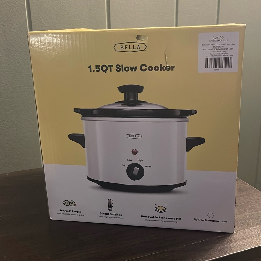 1.5 QT Slow Cooker